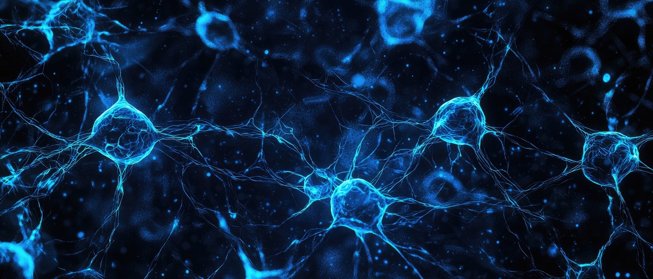 An impressive image banner of the Ultium Core EMG from Noraxon, blue colors,.jpeg